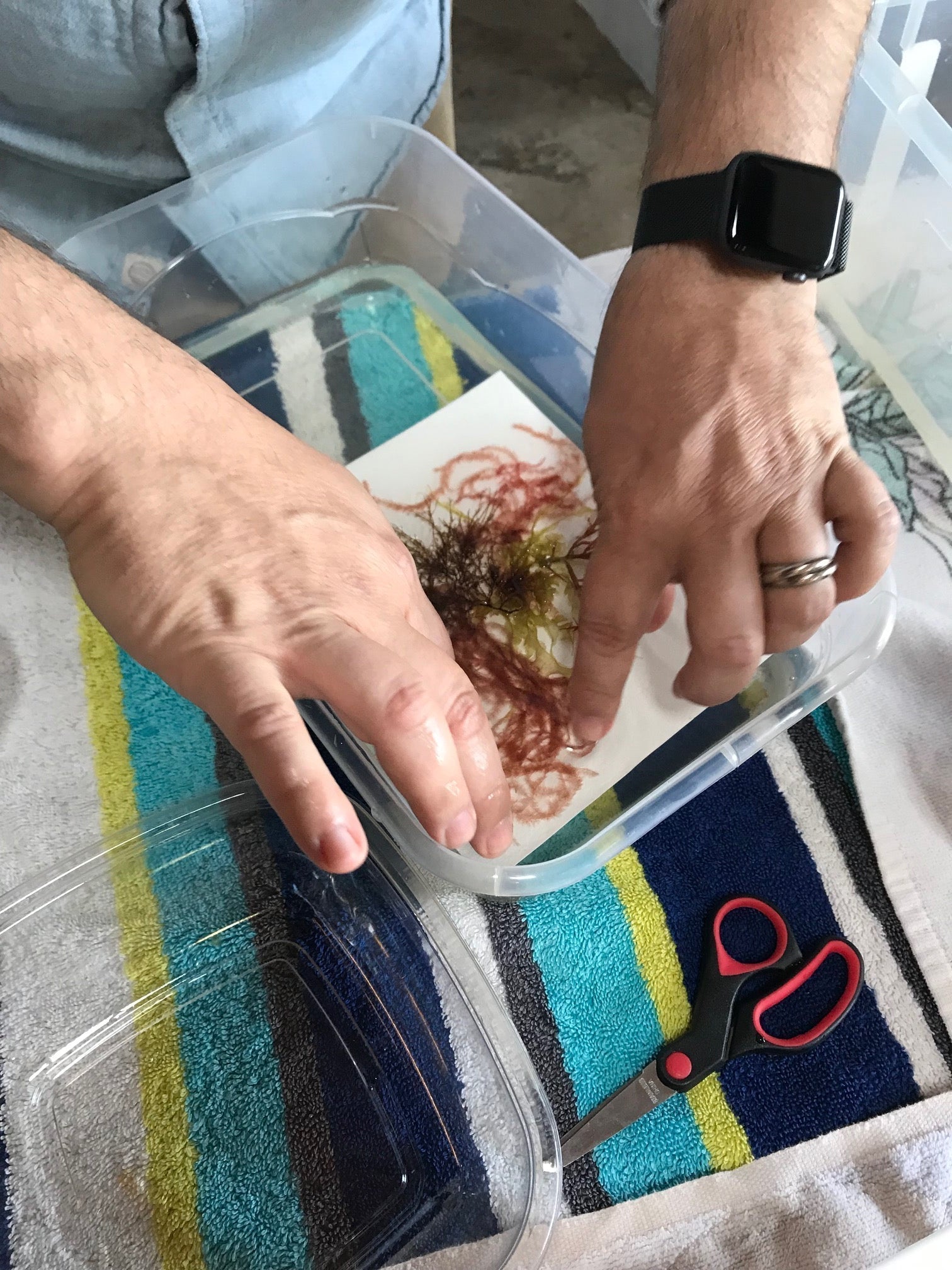 It's a tactile process!