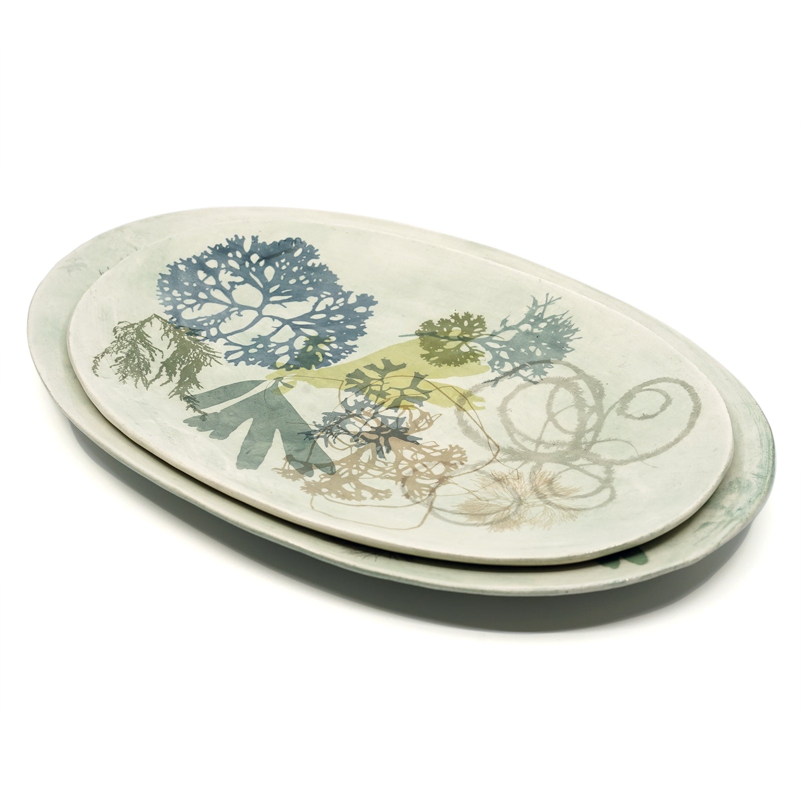 Ceramic Seaweed Platters