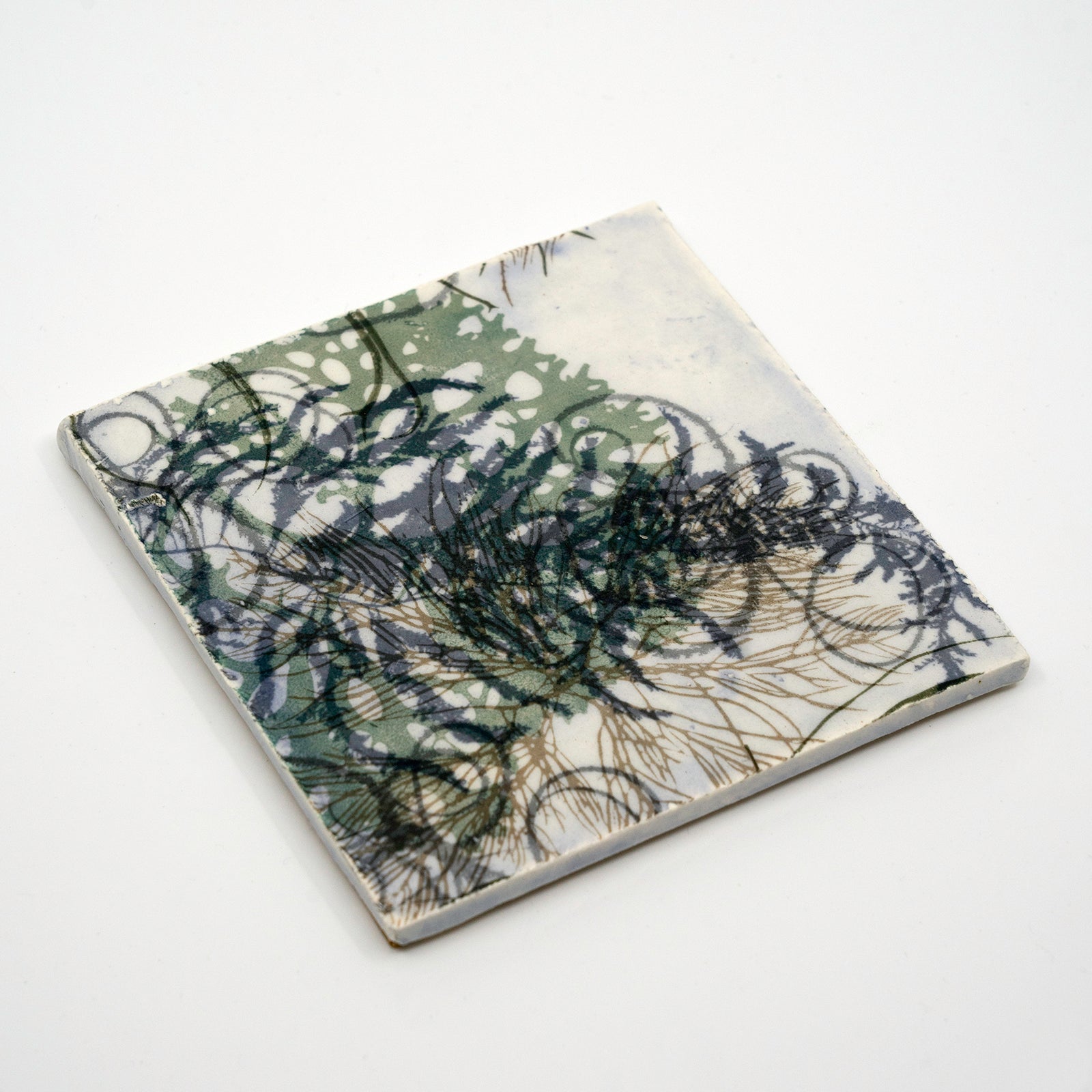 Ceramic Seaweed Coasters