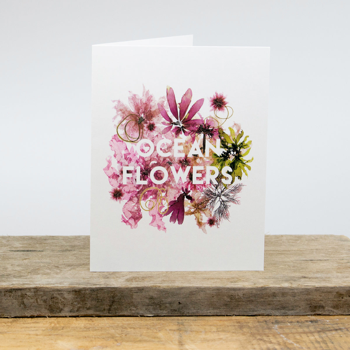 Ocean Flowers Greeting Card