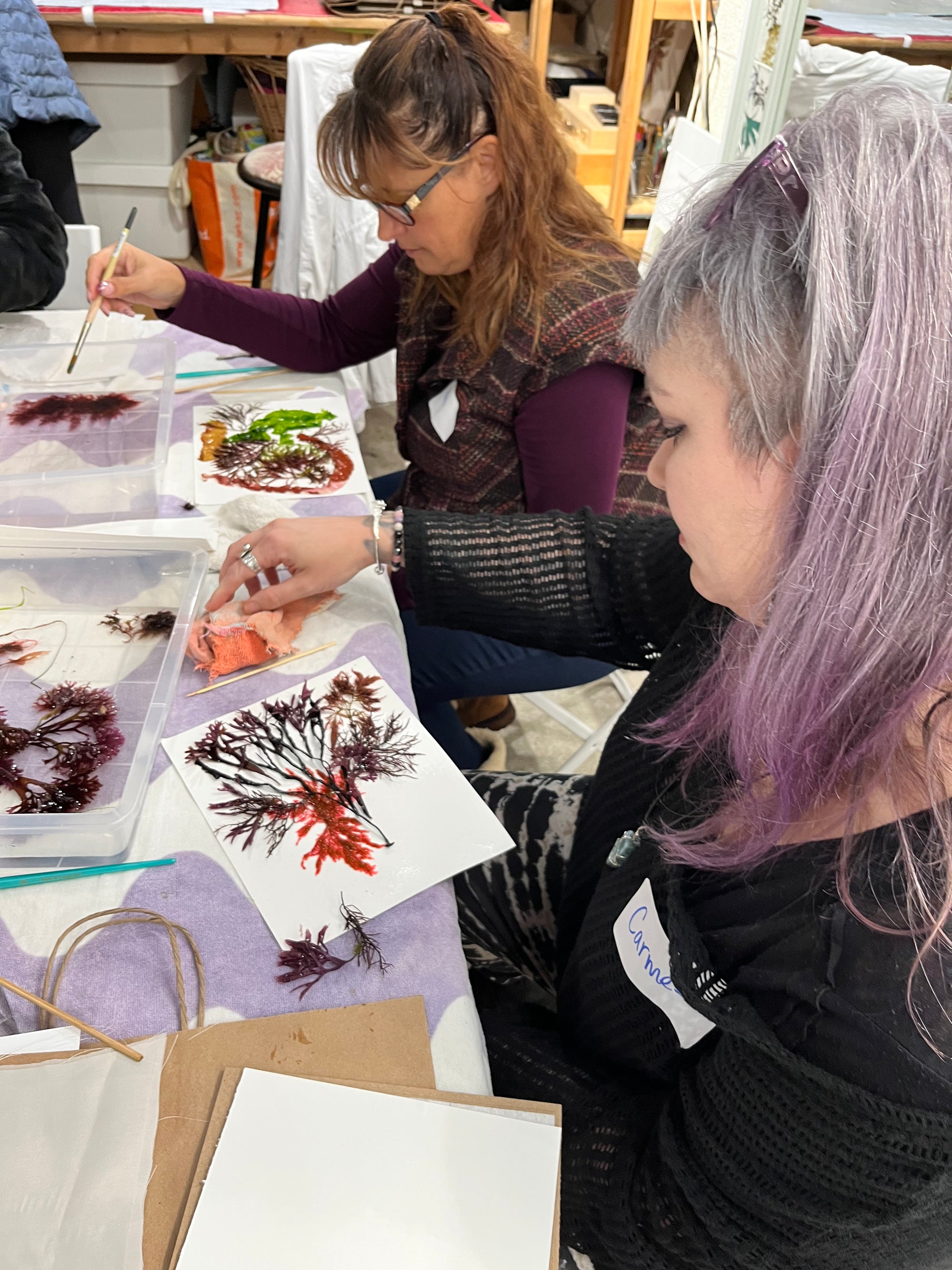Custom Seaweed Pressing Workshop, Bachelorette Package