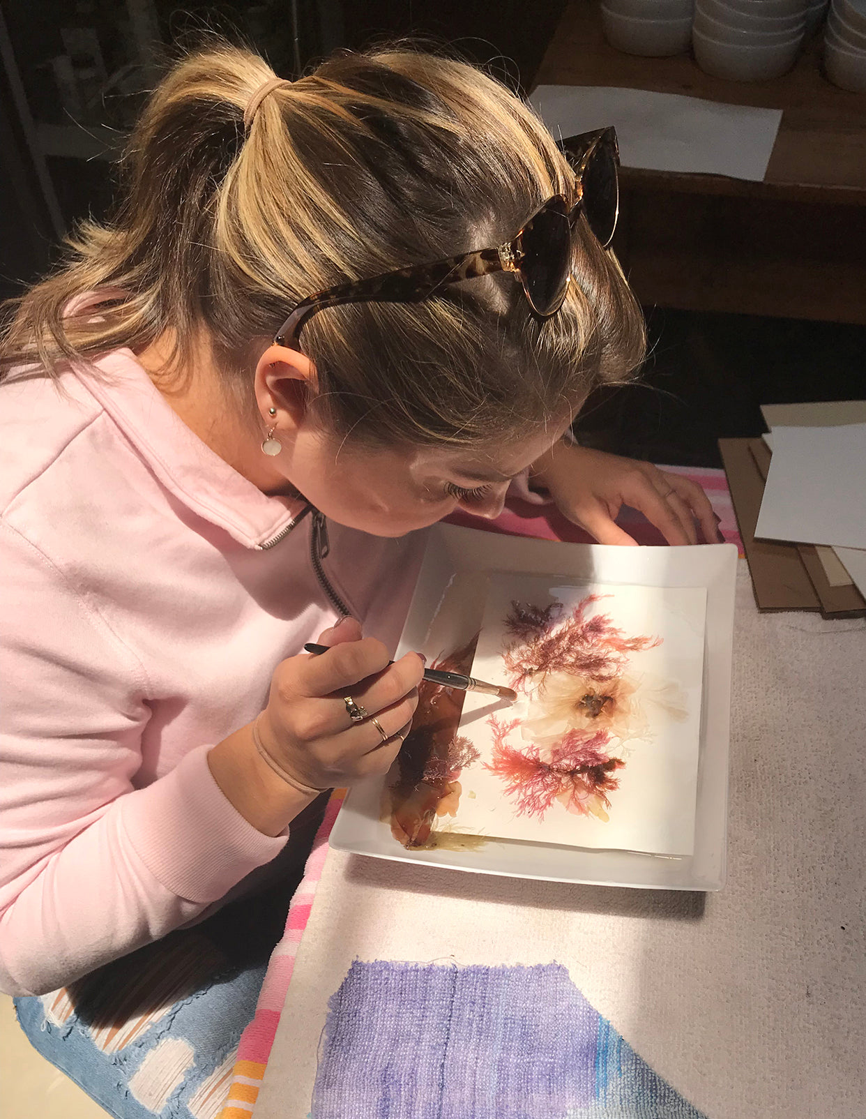 Custom Seaweed Pressing Workshop, Bachelorette Package