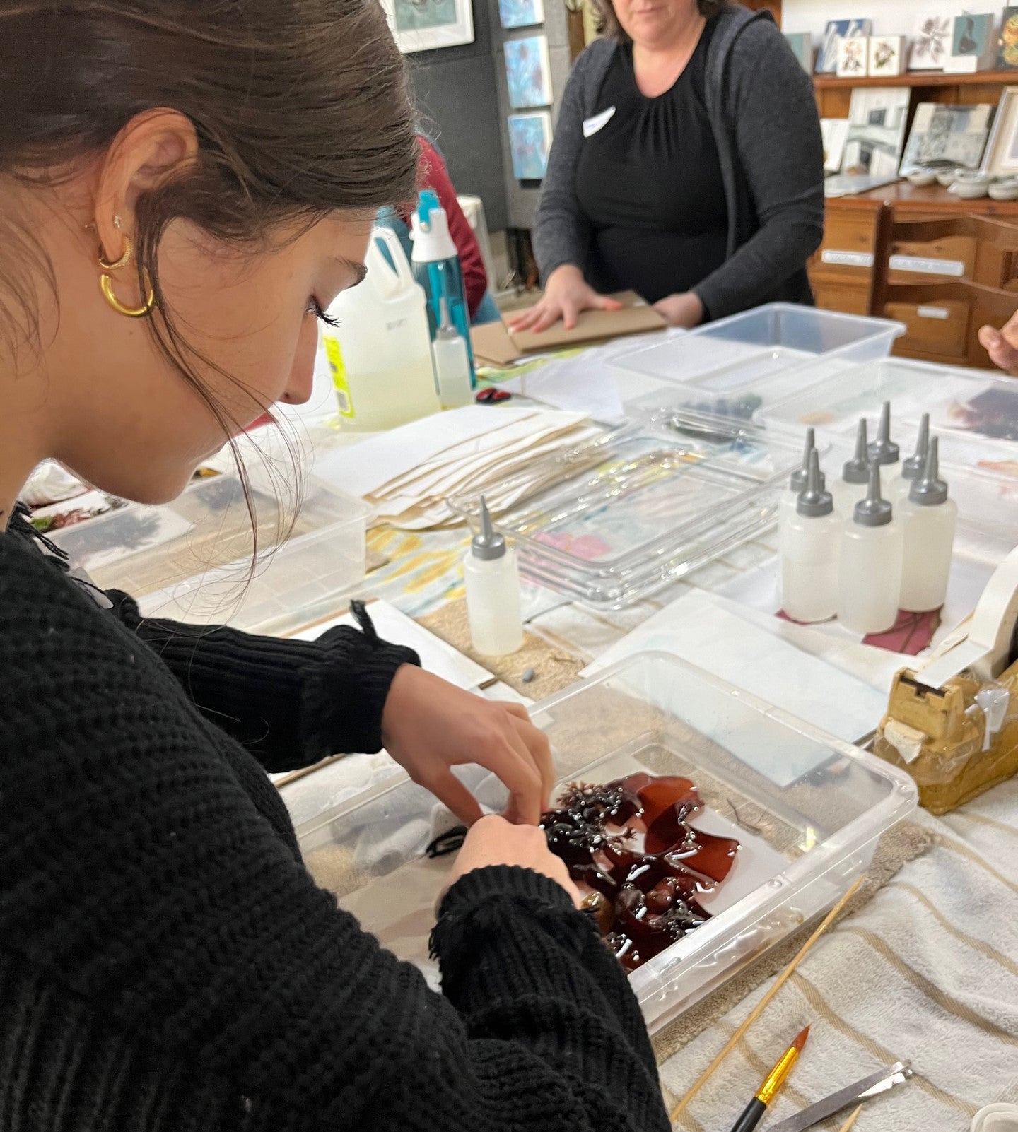 Custom Seaweed Pressing Workshop, Bachelorette Package