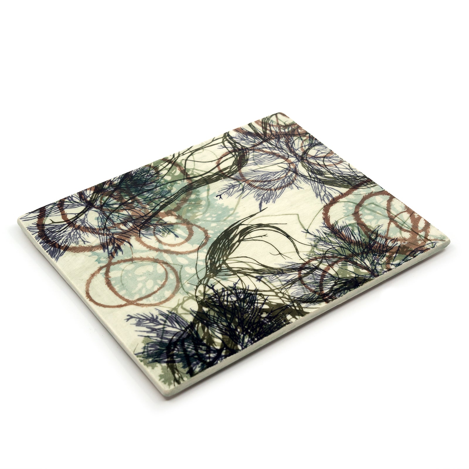 Ceramic Seaweed Trivet