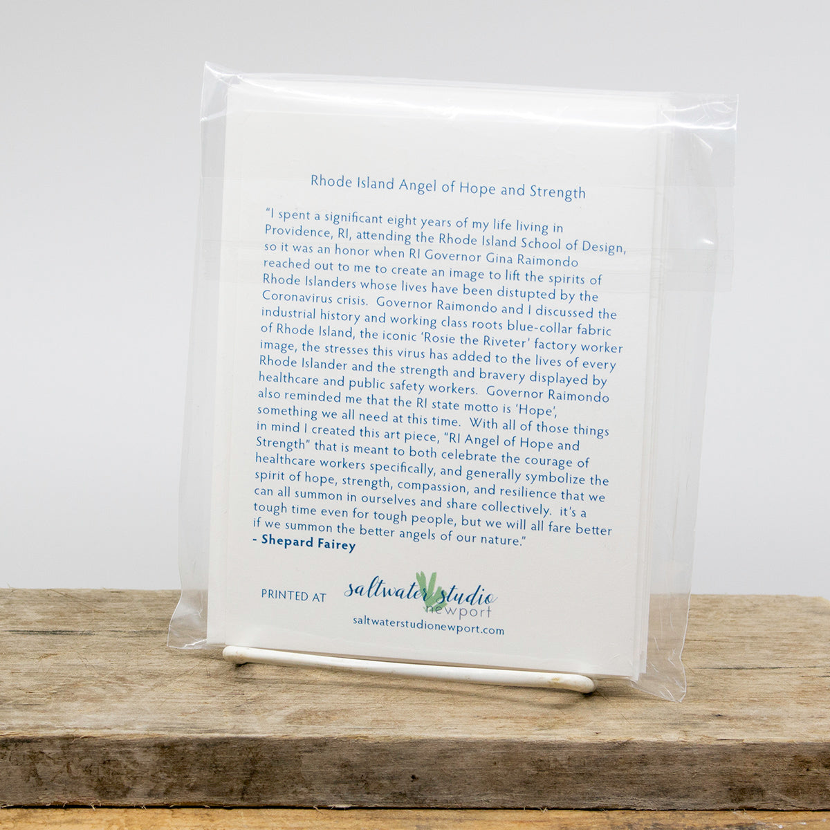 Rhode Island Angel of Hope and Strength Card Package